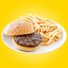 Burger and Fries Burger and Fries